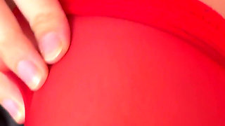 POV Valentine's Day Footjob in Layered Nylons