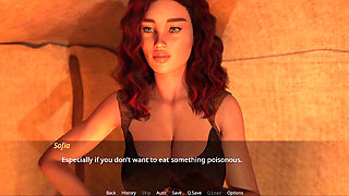 The Lust City - Beautiful Red Head Strips in Jungle and Gives Me a Handjob