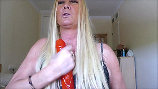 POV Simulated Cum in Mouth Dildo Blowjob & Handjob