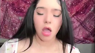 Tiny teenager is stacked with big melons hardcore passion
