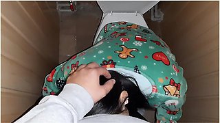 I Didnt Wait For Her To Come Out Of The Toilet And Went Into Her Toilet To Fuck Her In The Mouth (quick Sex With Russian Conversations)