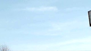 Petra Wegat In Horny German Couple Fucks On The Bonnet Of The Car