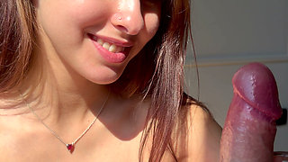 Ria Reigns toying with you slow, watching you sway under my touch