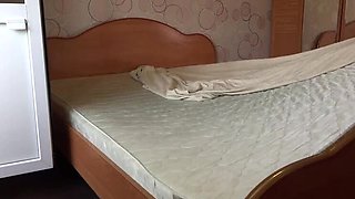 MILF with Big Tits and White Panties Shows Her PAWG Ass on Home Camera