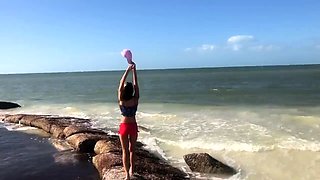 Public flash, footfetish, golden shower