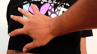 Cheating college girl fucks with her partner when