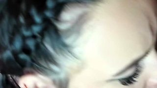 Three Sexy Chicks Enter a Private Bukkake Party