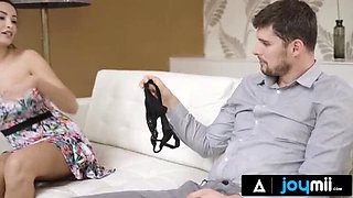 JOYMII - Naughty Nanny Convinces Her Married Employer for a Cream-Filled Pussy