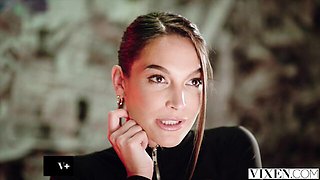 Little Dragon and Katrina Colt's big cock porn by Vixen