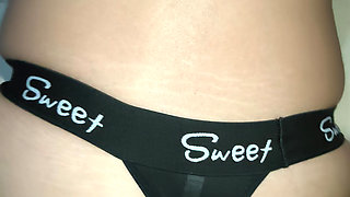 I love editing it with my thongs and my body