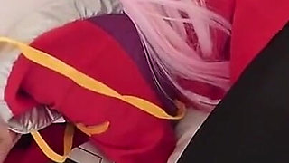 Cosplay Rush Mode When the Thick Cutie in Torn Black Tights Pulls Me Deeper with Every Heated Move.