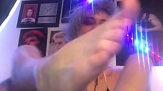 Foot Worship Fetish Goth Girl Big Feet Mistress Domination
