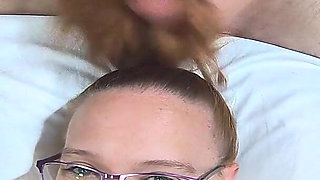 Bunjob Hairjob - Getting My Big Redhead Bun Filled with a Big Cumshot