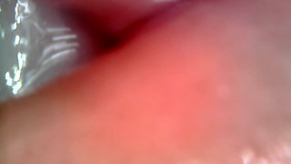 Medical Endoscope Oral Exam: Gummy Chewing, Extreme Teeth & Tongue Macro