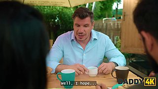 Daddy4k. his dad complied me an orgasm dinner