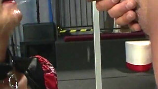 German teen - BDSM Piss in mount