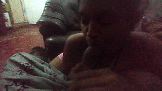 Father in Law's Gigantic Dick Hangs Out Under His Sarom for Step Daughter