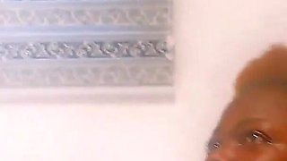 Submissive Anal Slut in Red Fishnet Chained Down and Punished with Anal Fingering