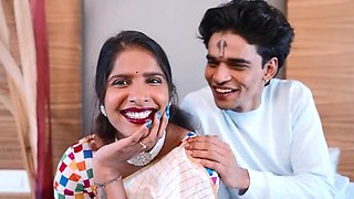 Kamasutra61's New Boyfriend Fucks His Girlfriend Hard in Their First Meeting - Anal, Blowjob, and Desi Bhabhi Action