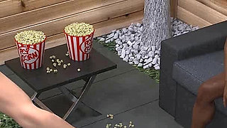 According to Sofia Blondie Makes Her Boyfriend Hard by Telling Him What She Did with His Friends by the Pool Ep 9