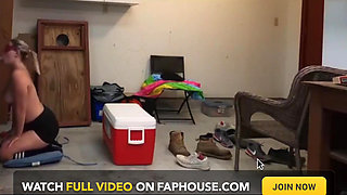 Wife's First at Home Gloryhole with a Local Fan