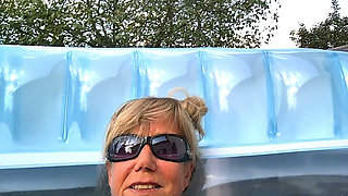 Dirtymilftina Hammer Geiler Fuck in the Pool! Creampie