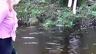 Secretary's White Tights Drenched in Waders Gone Wrong