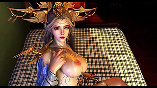 Goddess of Glow and Gigabytes- 3D Animation Hentai