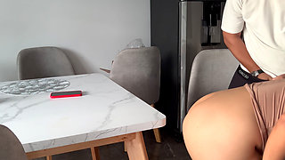 STEPSISTER WANTS SEX IN THE KITCHEN