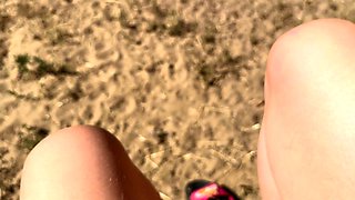 Trimming my hairy bush and hairy legs with machine