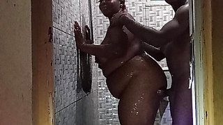 Standing Shower Sex with Stepbrother