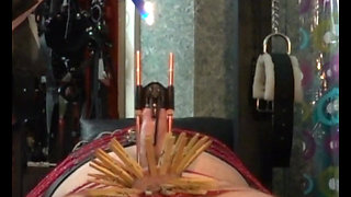 Penis Stretching and Hot Wax in The Dungeon of Lady Diva Cane