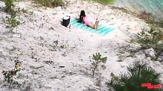 A Passerby Fucked Right by Sen. Knee in Nature. Public Fuck.