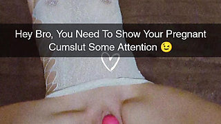 Neglected Pregnant Cumslut Cheats & Gets Creampied