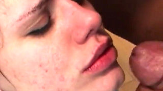 Skinny teen Isabella fucked for the first time by black stepbrother with monster cock