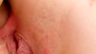 Horny ginger teen Novolyantseva gets fucked in the ass by stepfather after an argument