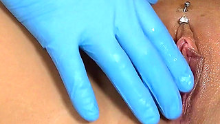 Vaginal Temperature Measurement of Hot Babe Daphne Klyde