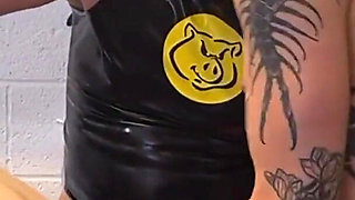 Mistressae with Two Subs: One Pegged, One Fisted at the Same Time