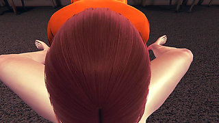 Velma solved the mystery and ends up fucking the masked man