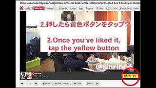 Hardcore M mode 18 year old schoolgirl private sex tape Creampie at a Kyoto hotel