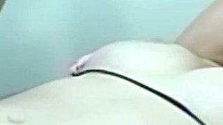 Blonde MILF Shivers Under Electro Stimulation on Table