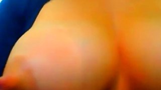 Blonde British Webcam Girl Squirts Milk