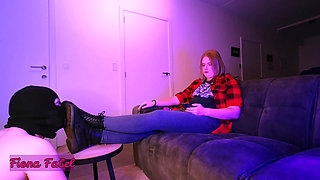 Chastity Tease and Doc Martens Worship