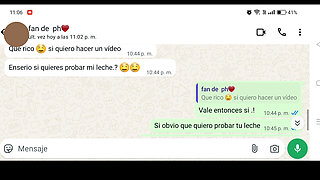 CONVERSATION WITH A FAN. ENDS UP IN MY BEAUTIFUL HOT MOUTH &Ntilde;