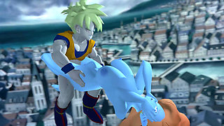 Stepson Gohan Fucking Zangya - Dragon Ball Z Animation