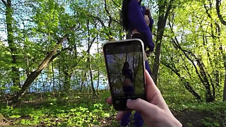 Sex in the Forest with Hot MILF
