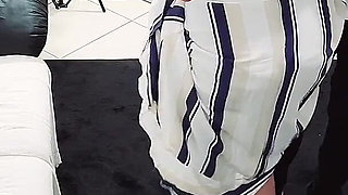 The Maid Was Punished with Slaps and Deep Oral Sex