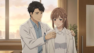 Doctor close the clinic earlier and seduce his nurse for blowjob