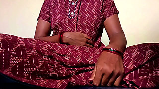 Ammu squeezes her breasts while wearing her nightie, turning up the heat 135