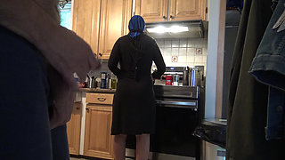 My Best Freinds Wife Almost Caught Me Masturbating !!!